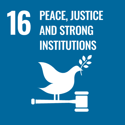 UN Sustainable Development Goals - Goal 16 - Peace, Justice and Strong Institutions